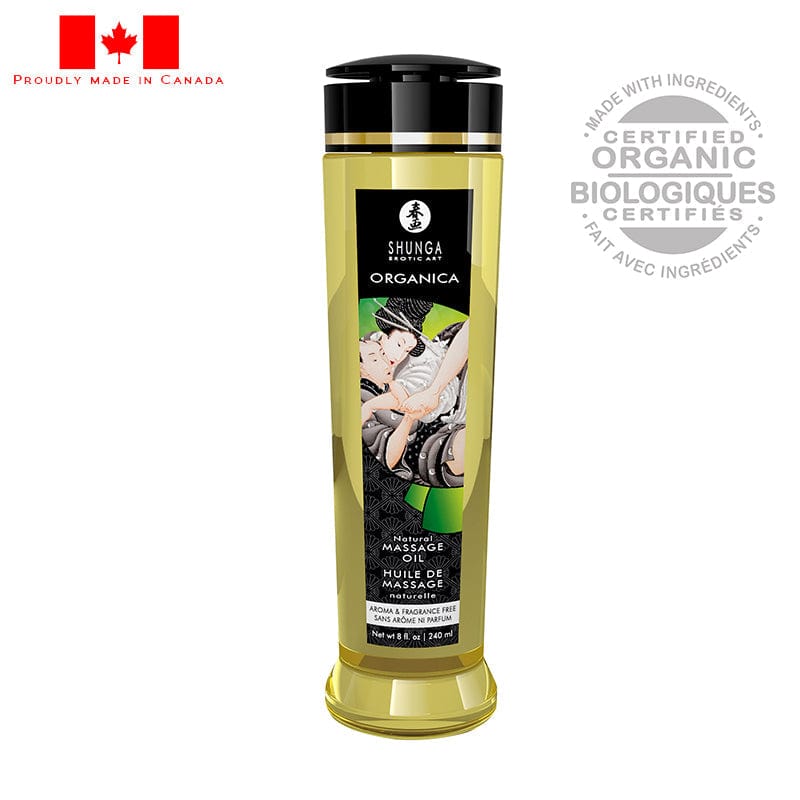 Shunga Lubes & Lotions Shunga Erotic Organica Massage Oil Natural 8oz
