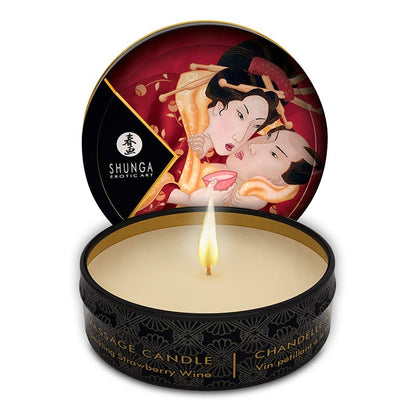 Shunga Sensual Love Shunga Geisha's Secret Sparkling Strawberry Wine Collection Set