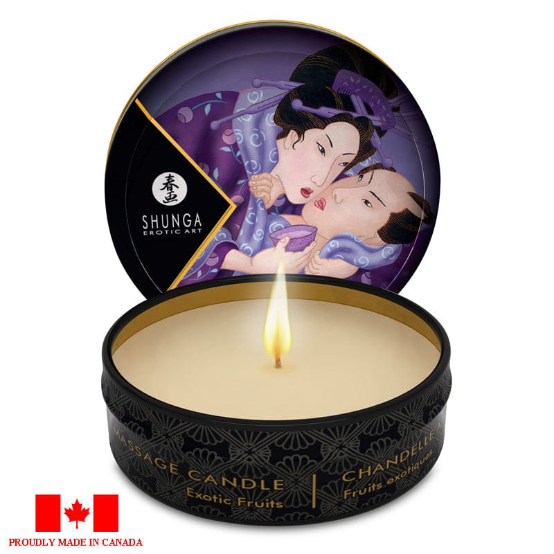 Shunga Sensual Love Exotic Fruits Shunga Mini Massage Candle
