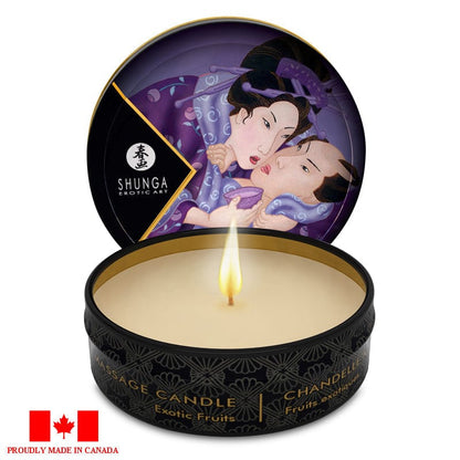 Shunga Sensual Love Exotic Fruits Shunga Mini Massage Candle