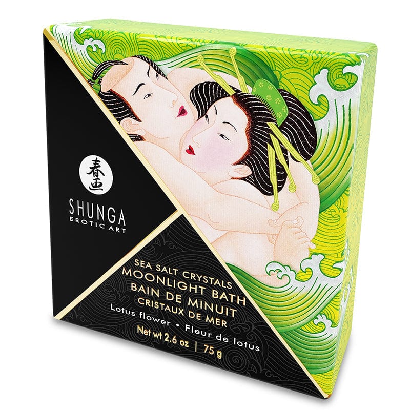Shunga Sensual Love Lotus Flower Shunga Moonlight Bath Sea Salt Crystals