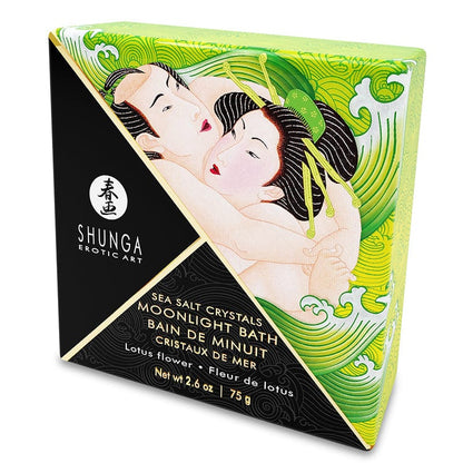 Shunga Sensual Love Lotus Flower Shunga Moonlight Bath Sea Salt Crystals