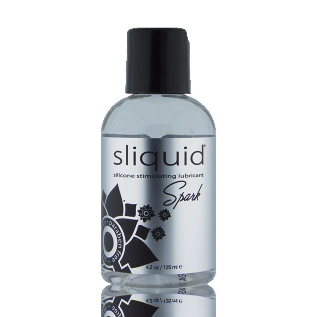 Sliquid Lubes & Lotions 4.2oz Sliquid Spark Menthol Infused Silicone Lubricant