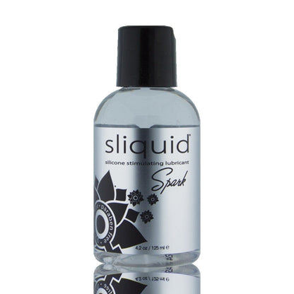 Sliquid Lubes & Lotions 4.2oz Sliquid Spark Menthol Infused Silicone Lubricant
