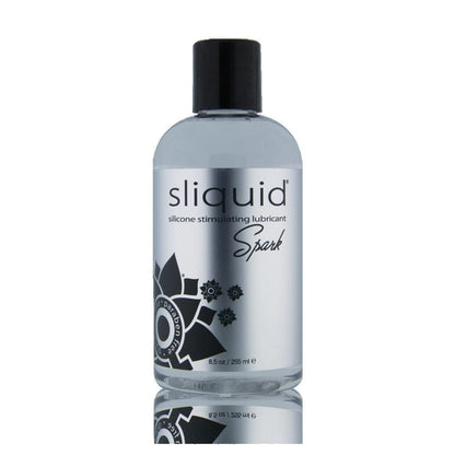 Sliquid Lubes & Lotions 8.5oz Sliquid Spark Menthol Infused Silicone Lubricant