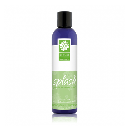 Sliquid Lubes & Lotions Sliquid Splash Honeydew Cucumber Feminine Wash