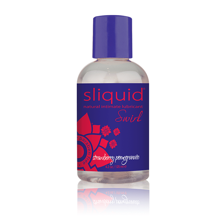 Sliquid Lubes & Lotions Sliquid Swirl Strawberry Pomegranate Flavored Lubricant
