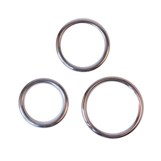 Juego de anillos de acero inoxidable sin costuras Spartacus