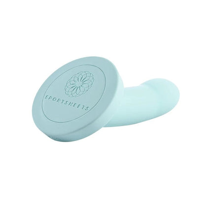 Sportsheets Dildos Sportsheets Myst 5” Vibrating Silicone Dildo Sky Blue