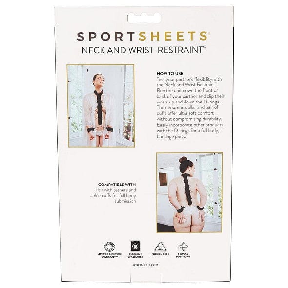 Sportsheets Bondage & Fetish Sportsheets Neck and Wrist Restraint