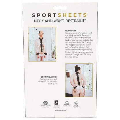 Sportsheets Bondage & Fetish Sportsheets Neck and Wrist Restraint