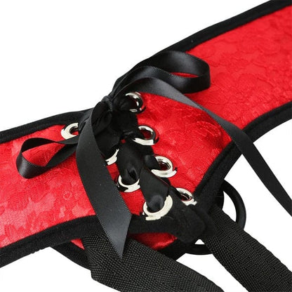 Sportsheets Harness Sportsheets Red Lace Corsette Harness