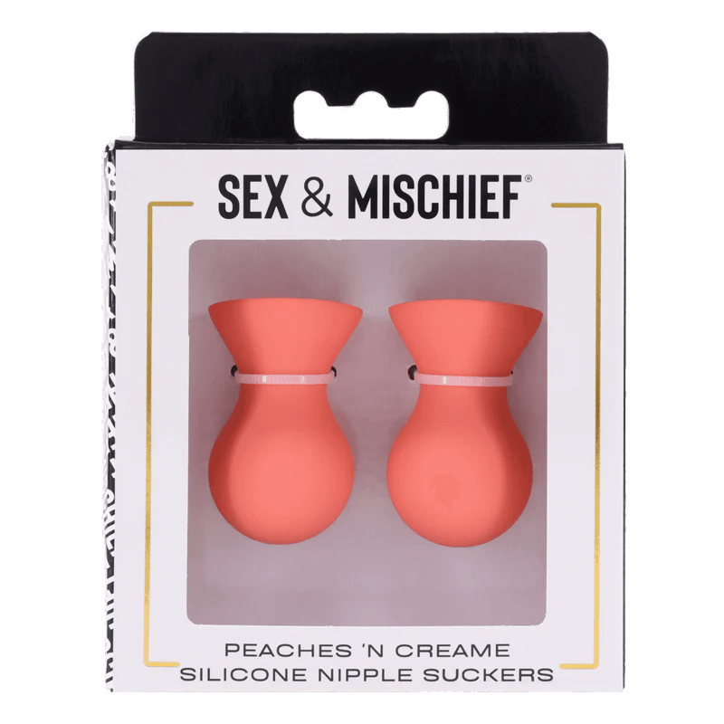 Sportsheets Sex & Mischief Peaches ‘n CreaMe Silicone Nipple Suckers