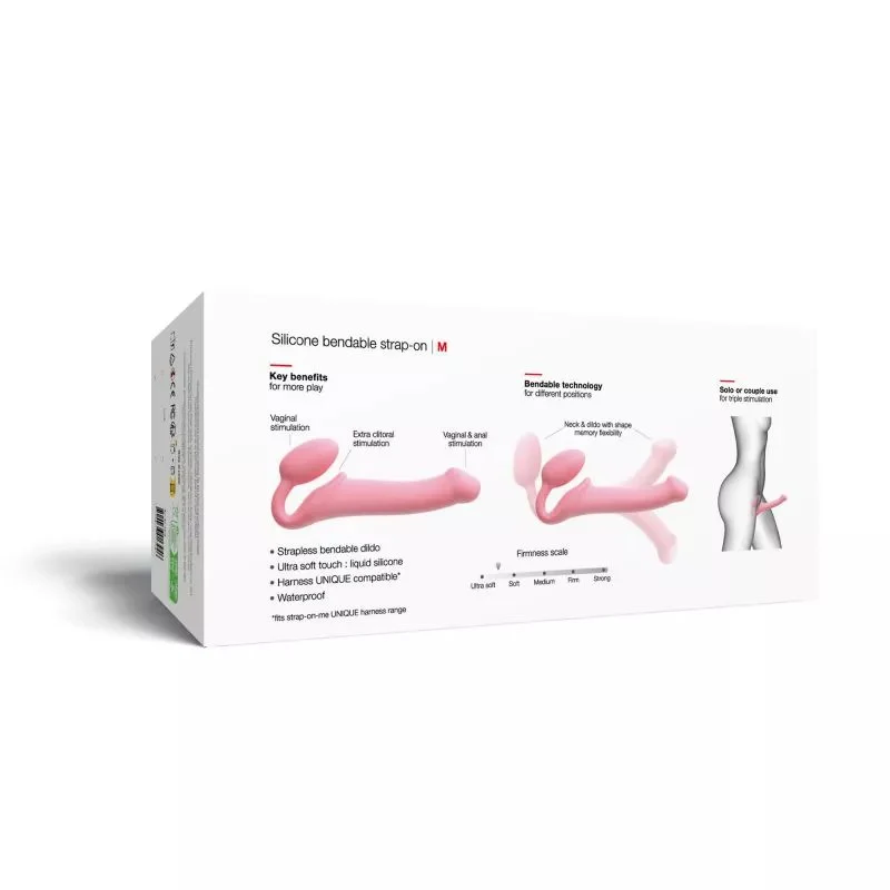 Strap On Me Silicone Bendable Strap-On Medium