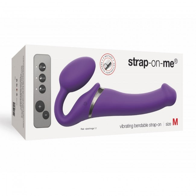 Strap On Me Vibrating Bendable Strap-On Medium