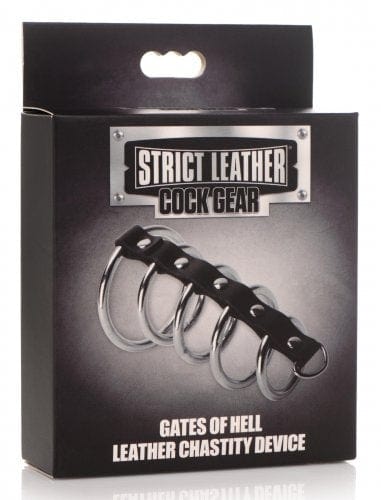 Strict Cock Rings Strict Leather Gates of Hell Leather Chastity Device