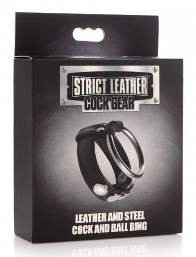 Strict Cock Rings Strict Leather Steel Cock and Ball Ring