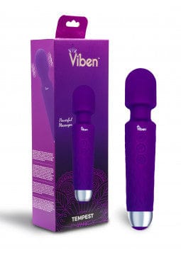 Viben Vibrators Violet Viben Tempest Intense Wand Massager