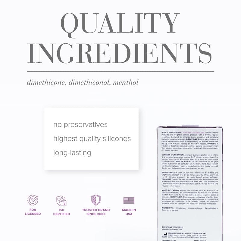 System JO Lubes & Lotions System JO Chill Clitoral Gel