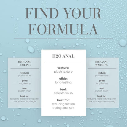 System JO Lubes & Lotions System JO H2O Anal Original Water-Based Lubricant