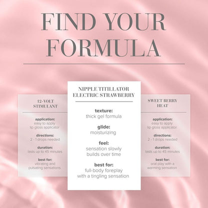 System JO Lubes & Lotions System JO Nipple Titillator Electric Strawberry Arousal Gel