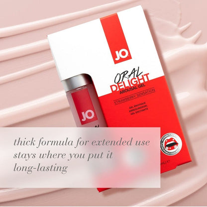 System JO Lubes & Lotions System JO Oral Delight Strawberry Arousal Gel