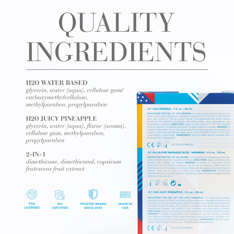 System JO Lubes & Lotions System JO Tri-Me Triple Pack Classics