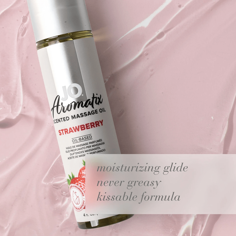 System JO Massage Oil System JO Aromatix Strawberry Scented Massage Oil