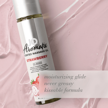System JO Massage Oil System JO Aromatix Strawberry Scented Massage Oil
