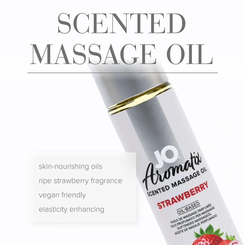 System JO Massage Oil System JO Aromatix Strawberry Scented Massage Oil