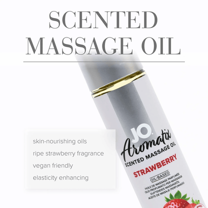 System JO Massage Oil System JO Aromatix Strawberry Scented Massage Oil