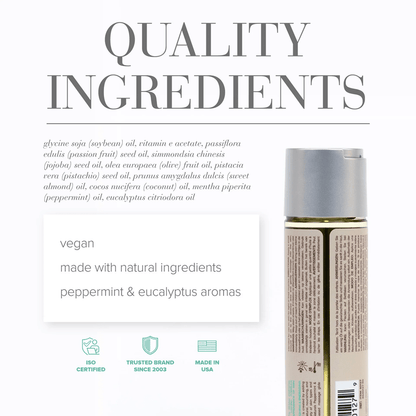 System JO Massage Oil System JO Naturals Peppermint & Eucalyptus Massage Oil