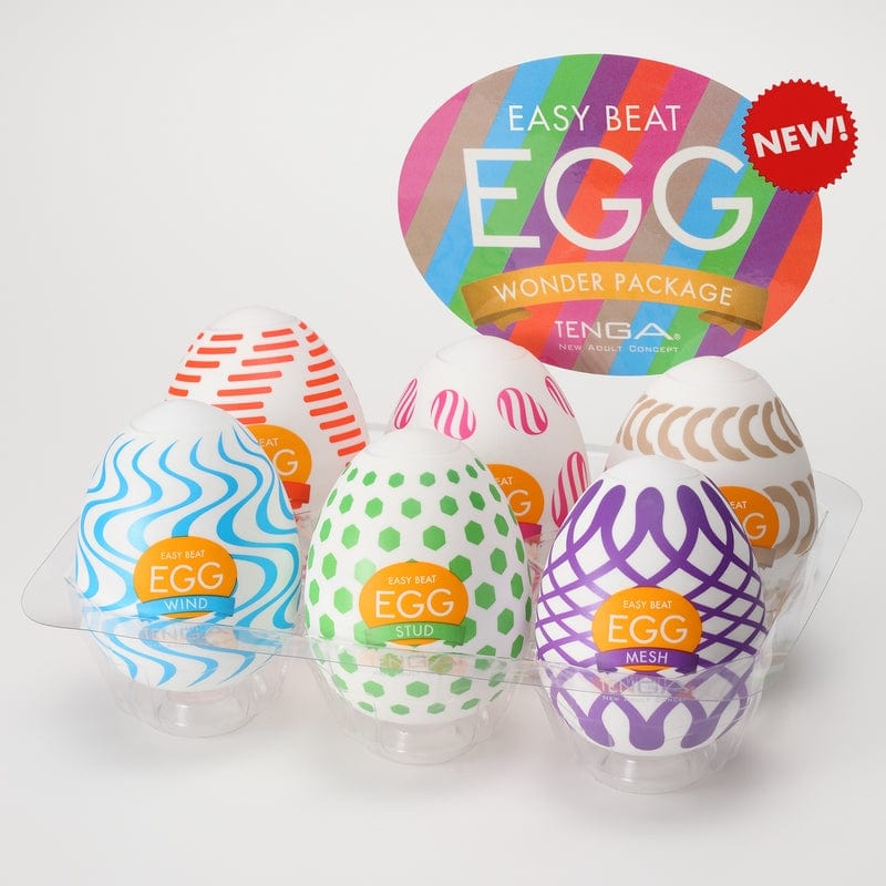 Tenga Male Masturbators Tenga Egg Wonder Variety 6 Pack