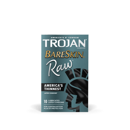 Trojan Condoms 10pk Trojan Bareskin Raw Condoms