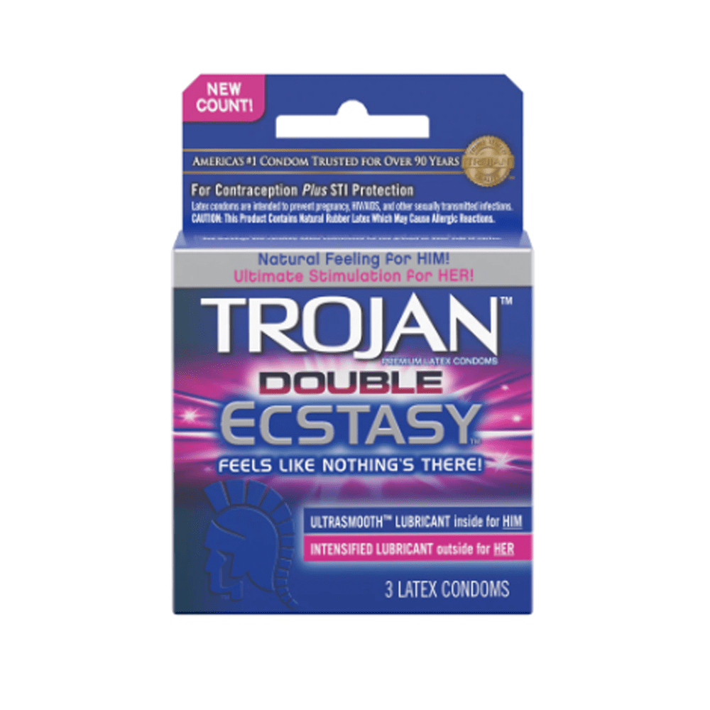 Trojan Condoms Trojan Double Ecstasy Condoms