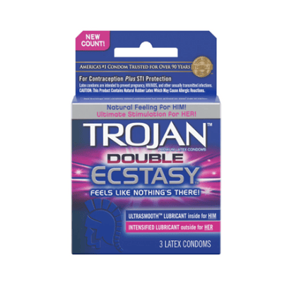Trojan Condoms Trojan Double Ecstasy Condoms
