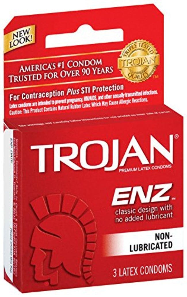 Trojan Condoms Trojan ENZ Non-Lubricated Condoms