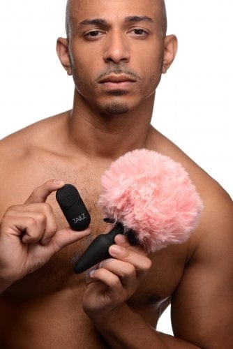 Tailz Anal Toys Tailz Snap-On Vibrating Silicone Anal Plug & 3 Tails w/ Remote Control