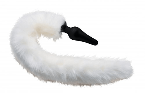 Tailz Fetish Tailz White Fox Tail Anal Plug and Ears Set