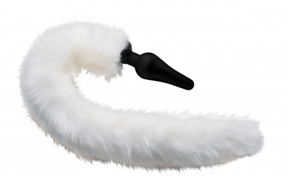 Tailz Fetish Tailz White Fox Tail Anal Plug and Ears Set