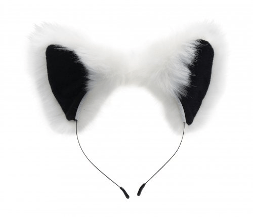 Tailz Fetish Tailz White Fox Tail Anal Plug and Ears Set