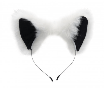 Tailz Fetish Tailz White Fox Tail Anal Plug and Ears Set