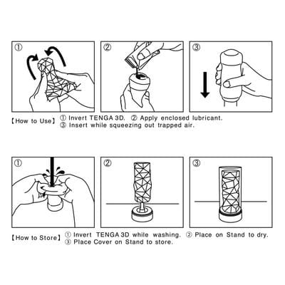 Tenga Male Masturbators Tenga 3D Module Masturbator