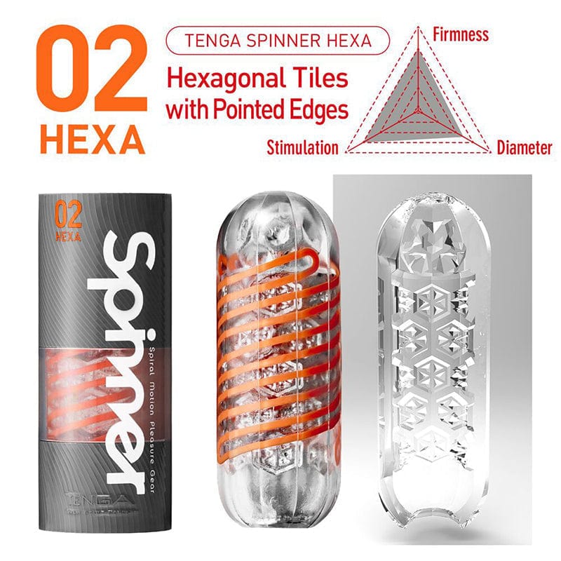 Tenga Male Masturbators Tenga Spinner Hexa Masturbator