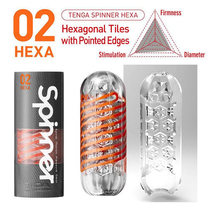 Tenga Male Masturbators Tenga Spinner Hexa Masturbator