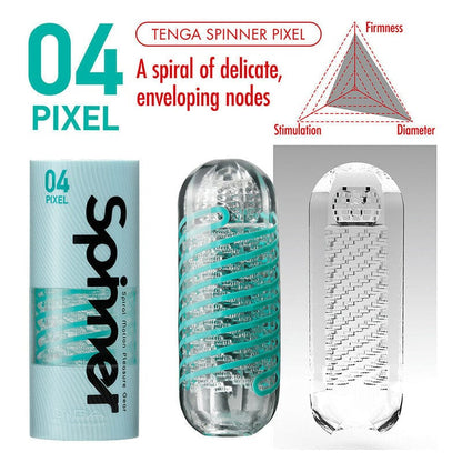 Tenga Male Masturbators Tenga Spinner Pixel Masturbator