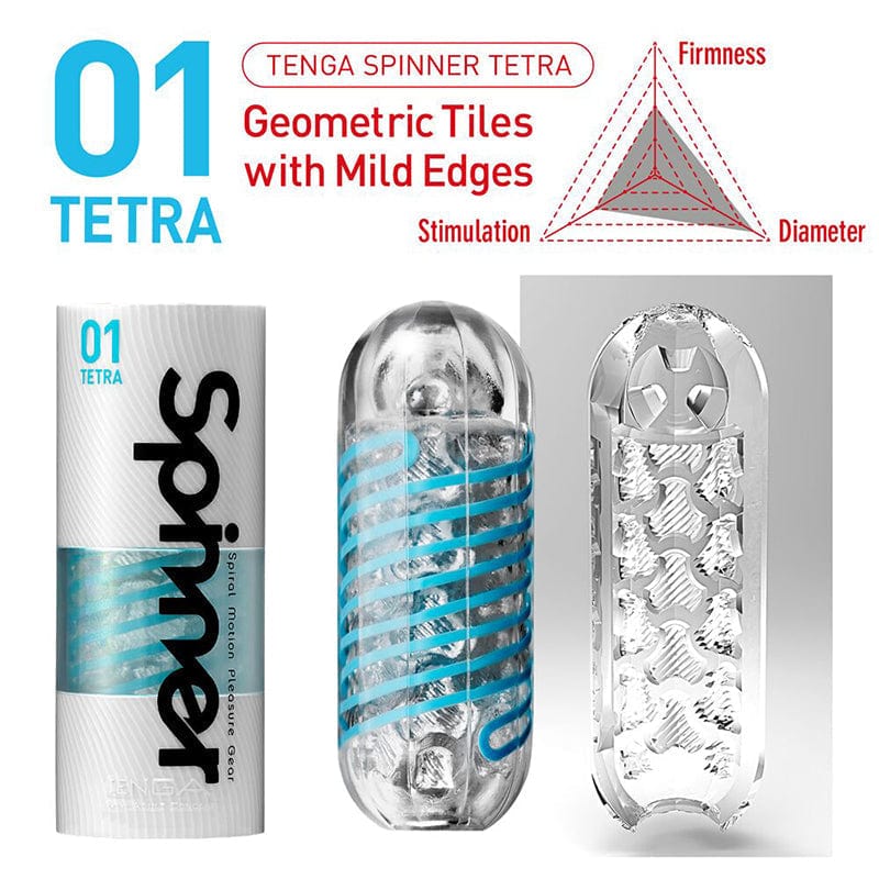 Tenga Male Masturbators Tenga Spinner Tetra Masturbator