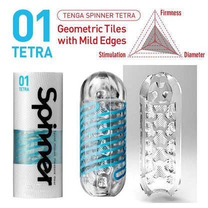 Tenga Male Masturbators Tenga Spinner Tetra Masturbator