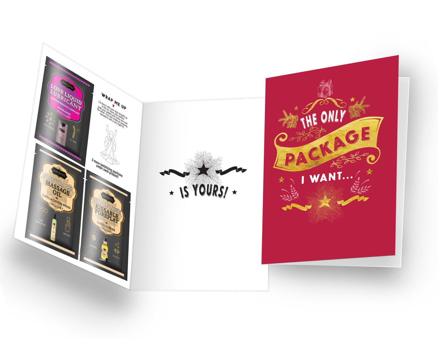 Kama Sutra Gift Set Kama Sutra Naughty Notes The Only Package I Want...Is Yours