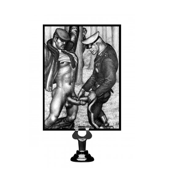 XR Brands Male Masturbators Tom of Finland Head To Head Vibrating Sleeve